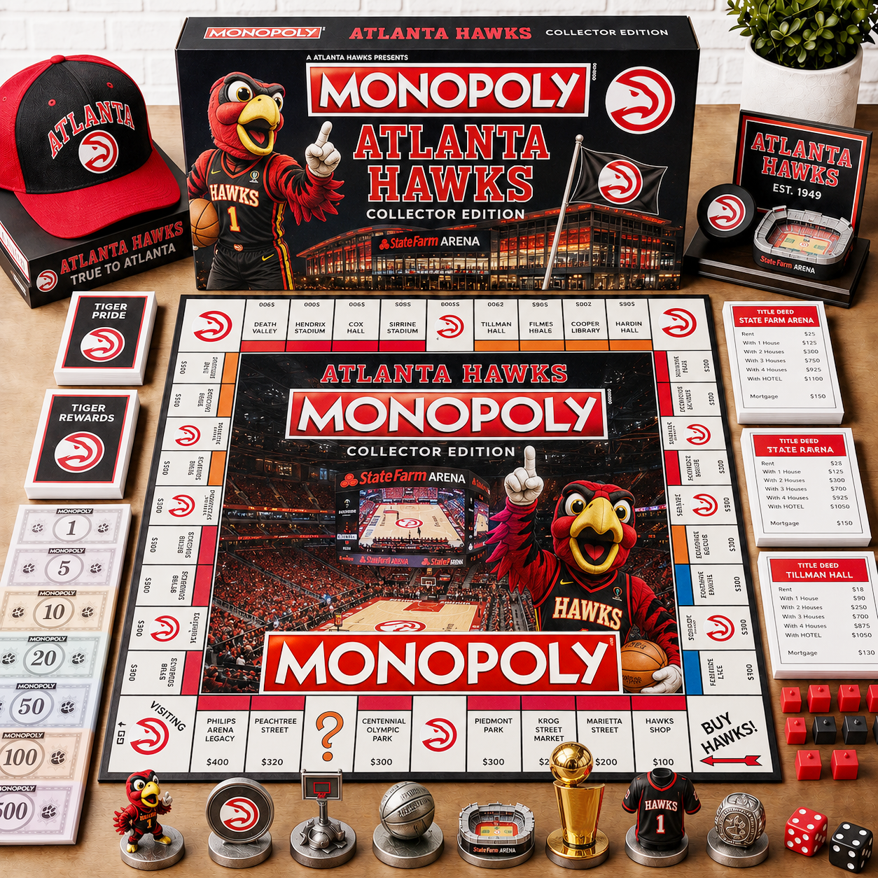 Premium NBA ALH Monopoly Collector’s Edition Board Game NMD CTKT