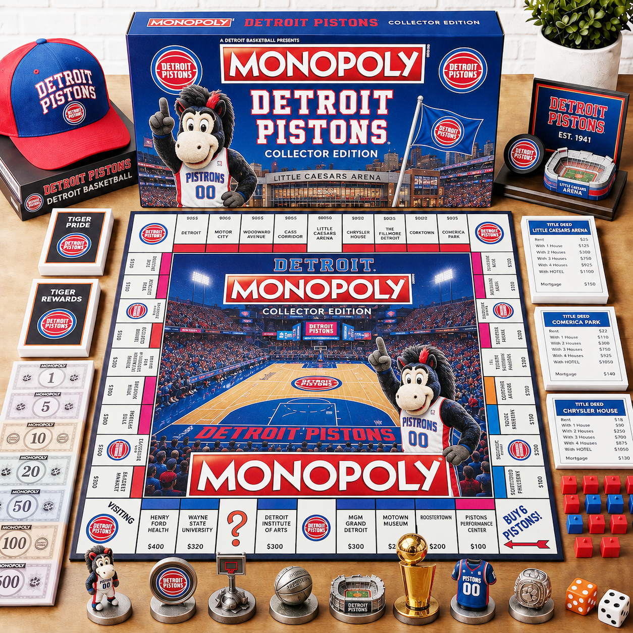 Premium NBA DTP Monopoly Collector’s Edition Board Game NMD CTKT