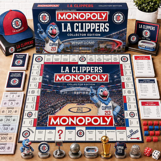 Premium NBA LAC Monopoly Collector’s Edition Board Game NMD CTKT