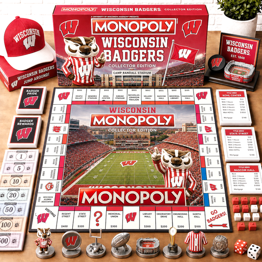 Premium NCAA WBG Monopoly Collector’s Edition Board Game NMD CTKT
