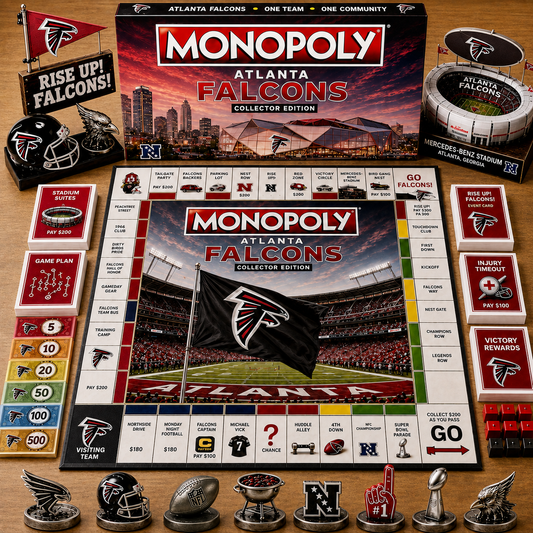 Premium NFL AF Game Night Monopoly Collector’s Edition Board Game V5