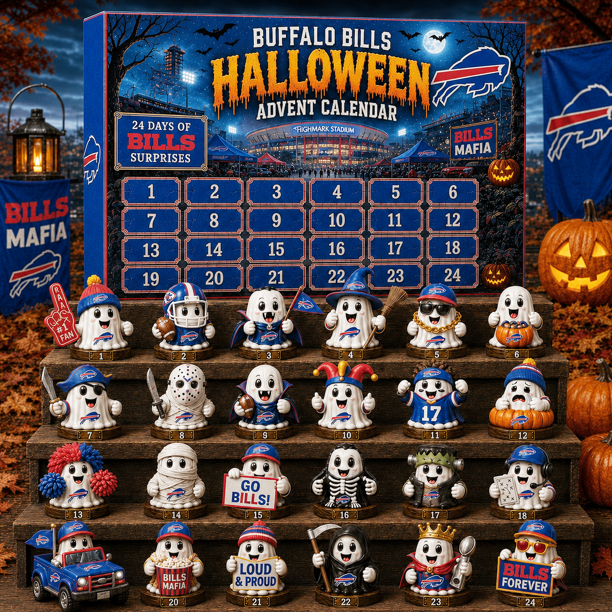 Premium NFL BB Halloween Advent Calendar 2026