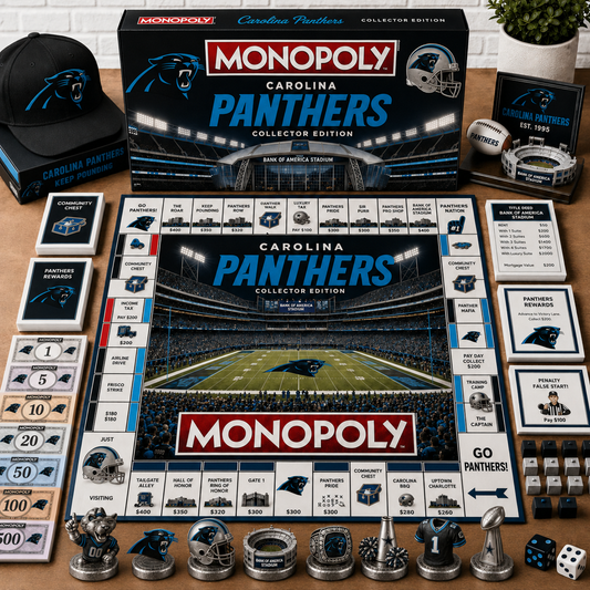 Premium NFL CAR Monopoly Collector Edition Board Game