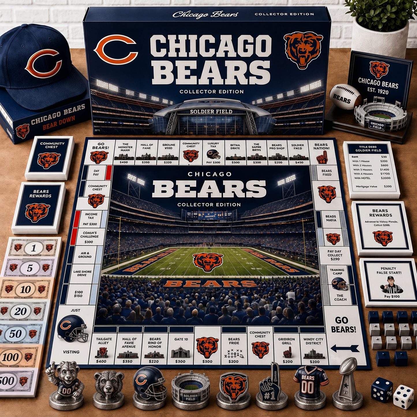 Premium NFL CHI Collector’s Edition Board Game