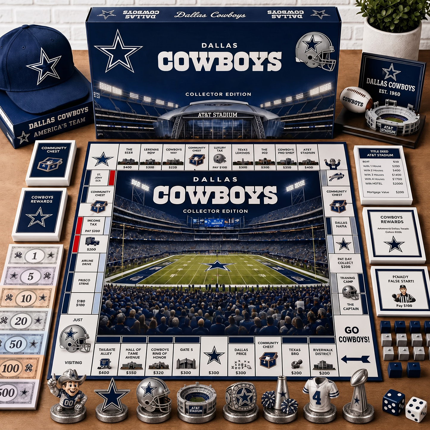 Premium NFL DAL Collector’s Edition Board Game