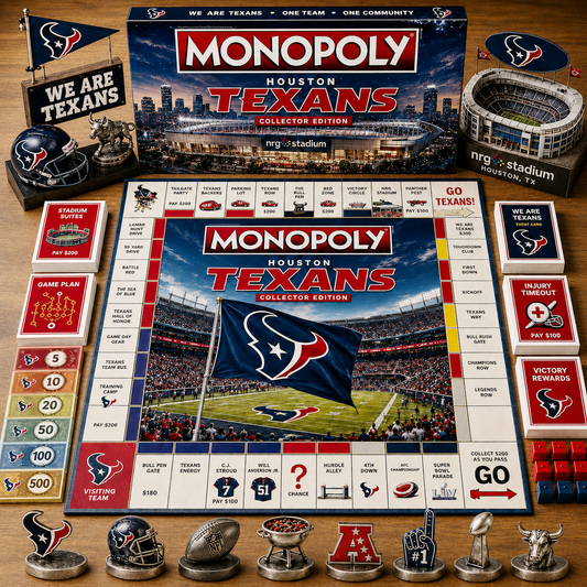 Premium NFL HT Game Night Monopoly Collector’s Edition Board Game V5