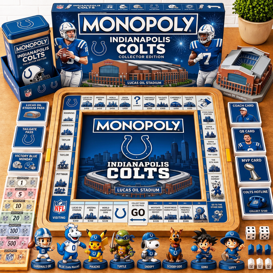 Premium NFL IND Nest Monopoly Collector’s Edition Board Game V4