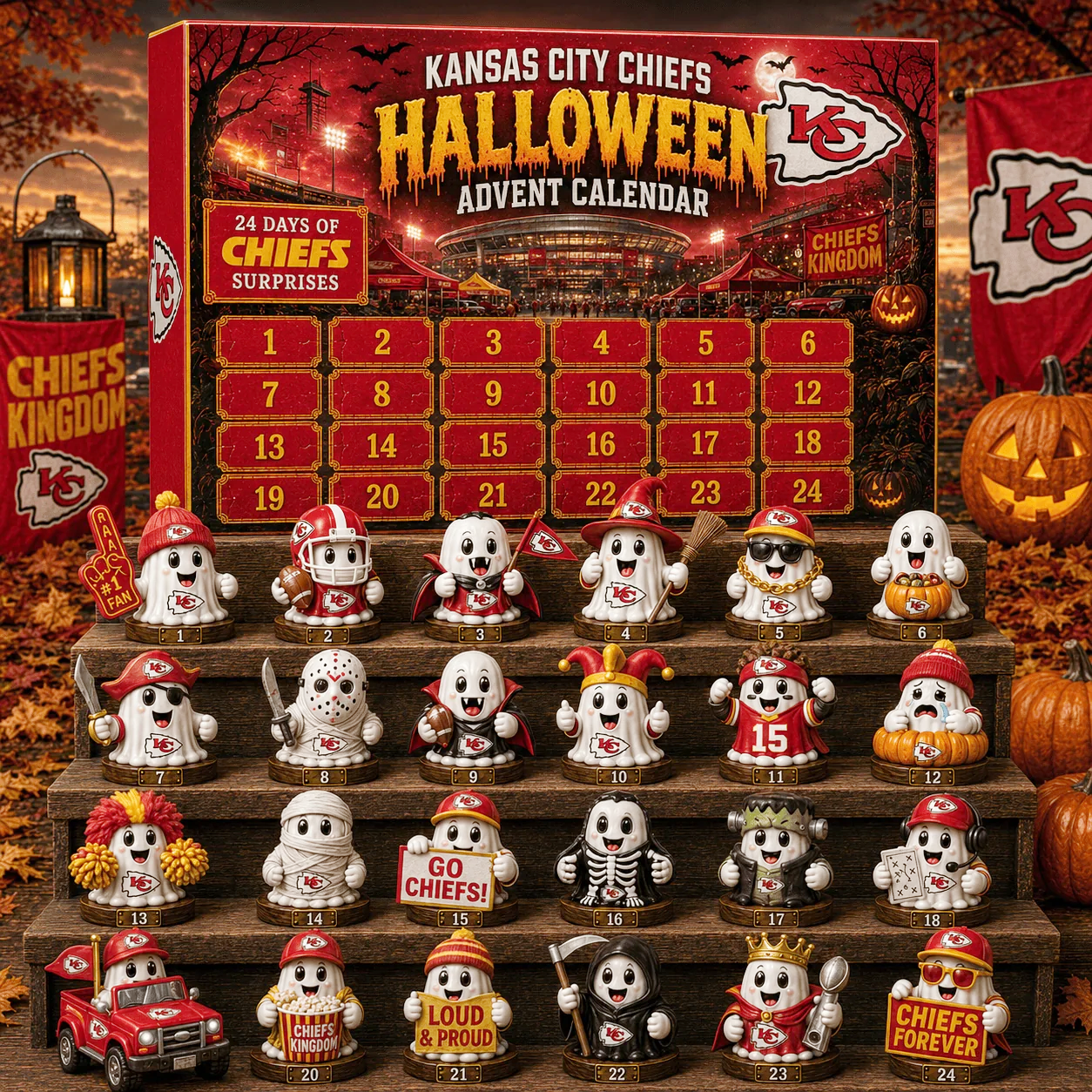 Premium NFL KCC Halloween Advent Calendar 2026