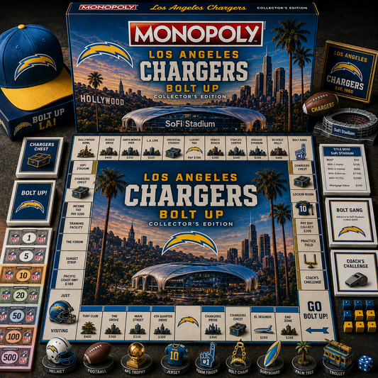 Premium NFL LAC Legacy Monopoly Collector’s Edition Board Game V2