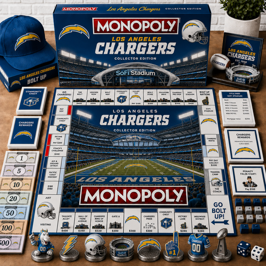 Premium NFL LAC Monopoly Collector’s Edition Board Game
