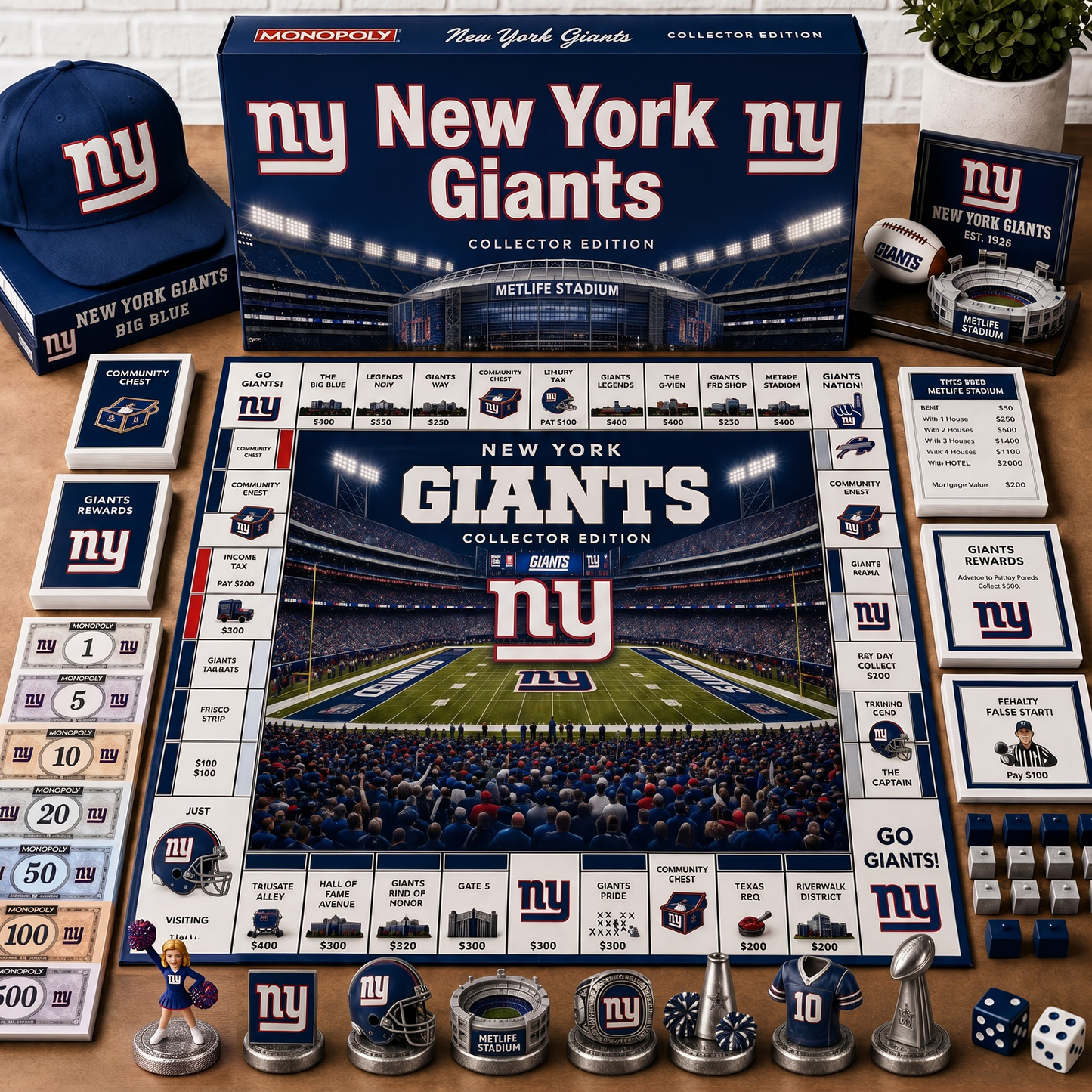 Premium NFL NYG Collector’s Edition Board Game