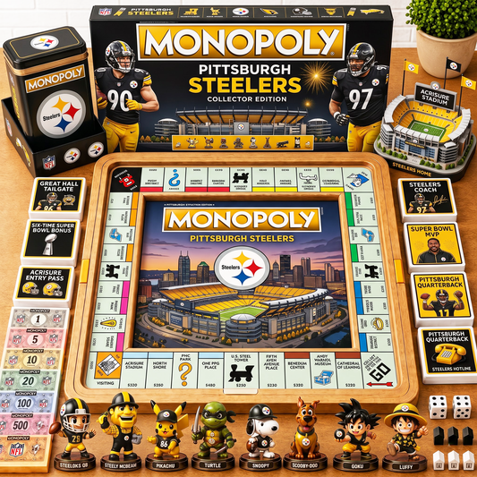 Premium NFL PIT Nest Monopoly Collector’s Edition Board Game V4