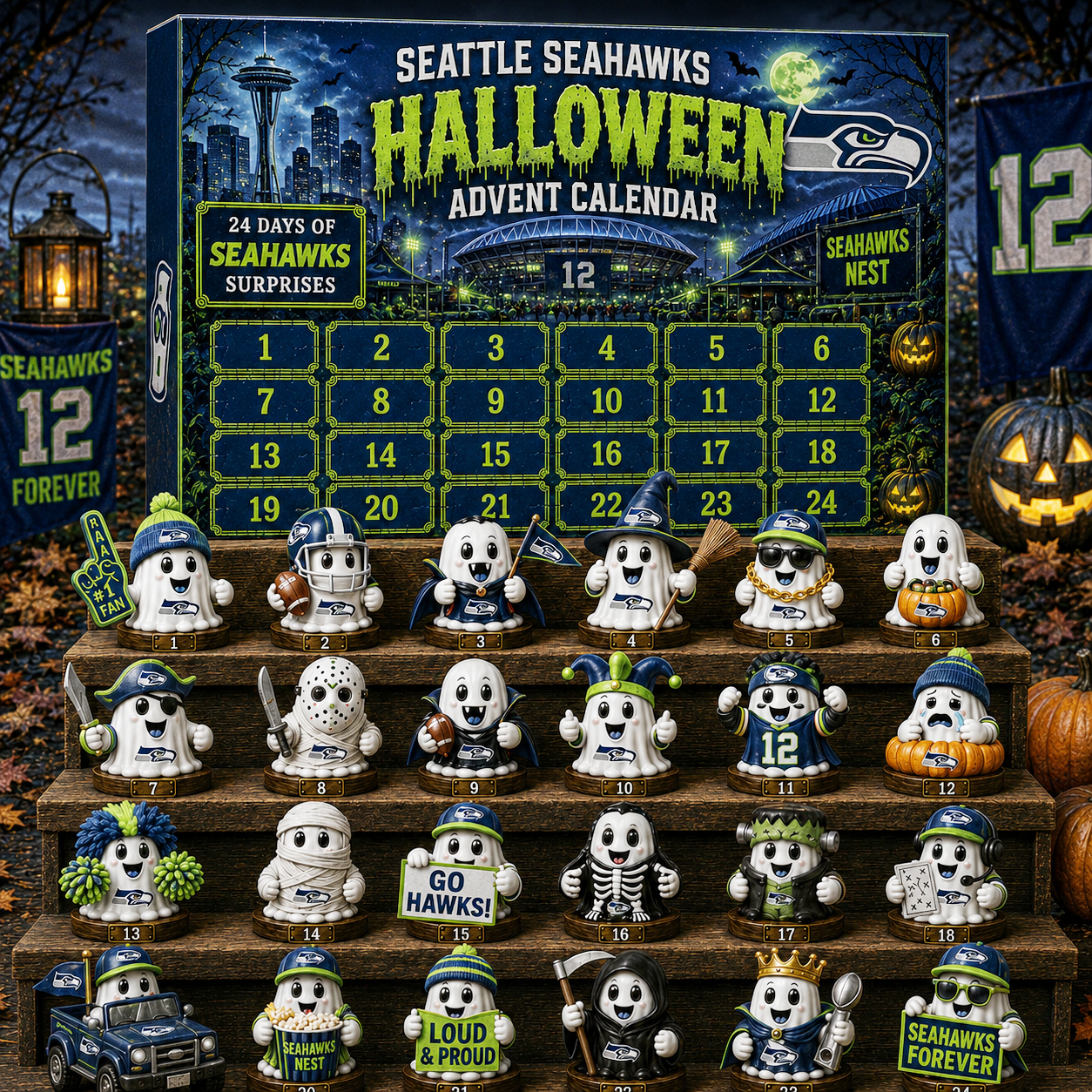 Premium NFL SS Halloween Advent Calendar 2026