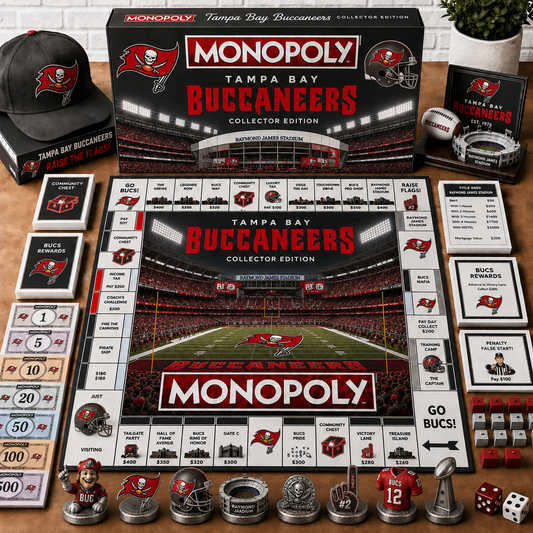 Premium NFL TB Monopoly Collector’s Edition Board Game