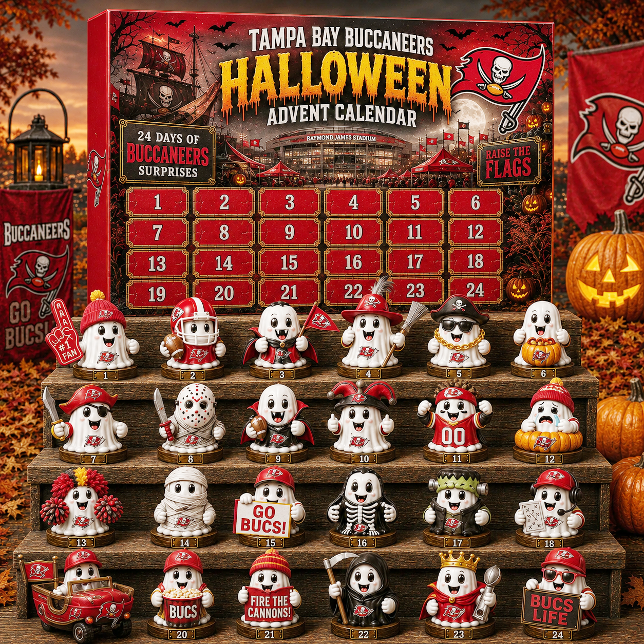 Premium NFL TBB Halloween Advent Calendar 2026