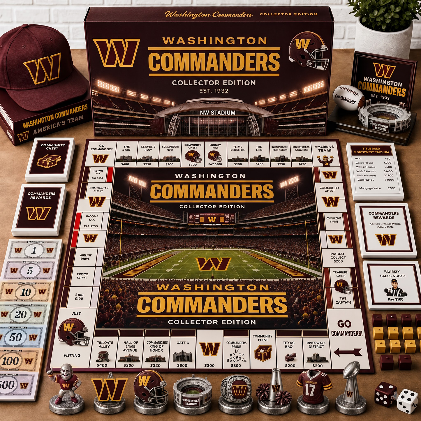 Premium NFL WAS Collector’s Edition Board Game