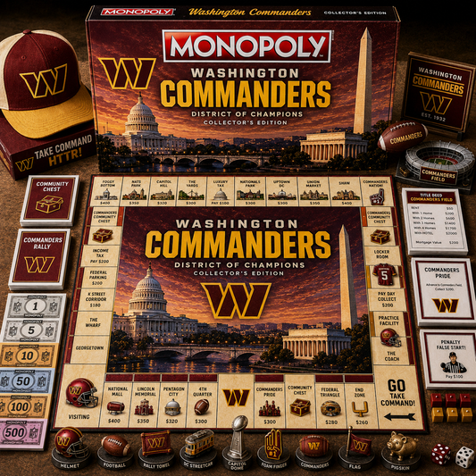 Premium NFL WAS Legacy Monopoly Collector’s Edition Board Game V2