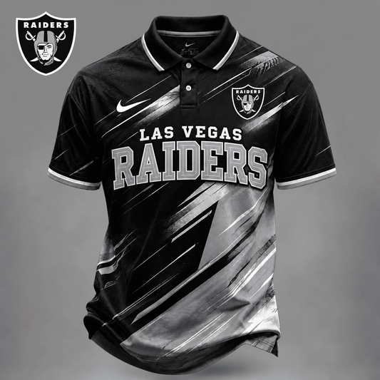 Premium NFL X LV EXCLUSIVE Bold Stripe Polo Shirt