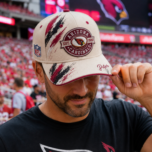 Premium NFL x ARI Custom Name Cap For Football Fans Loving Sporty Style 030726
