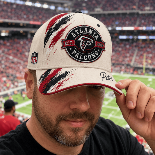 Premium NFL x ATL Custom Name Cap For Football Fans Loving Sporty Style 030726