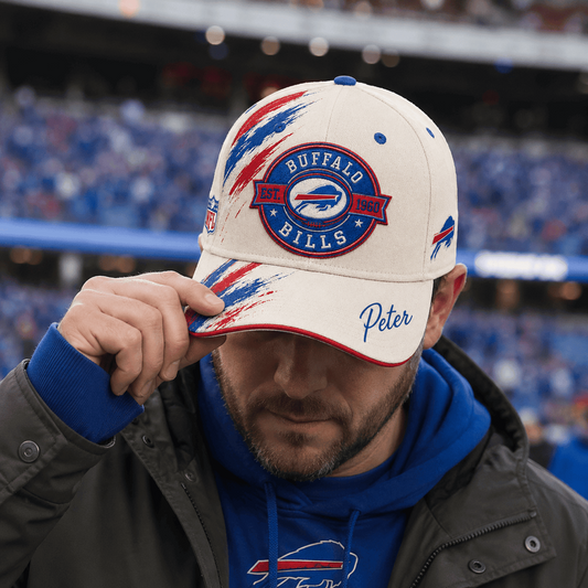Premium NFL x BUF Custom Name Cap For Football Fans Loving Sporty Style 030726