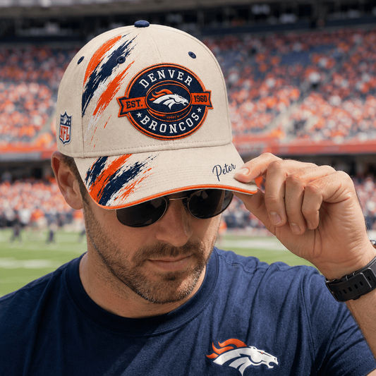 Premium NFL x DEN Custom Name Cap For Football Fans Loving Sporty Style 030726