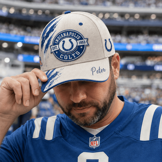 Premium NFL x IND Custom Name Cap For Football Fans Loving Sporty Style 030726