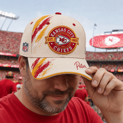 Premium NFL x KCC Custom Name Cap For Football Fans Loving Sporty Style 030726