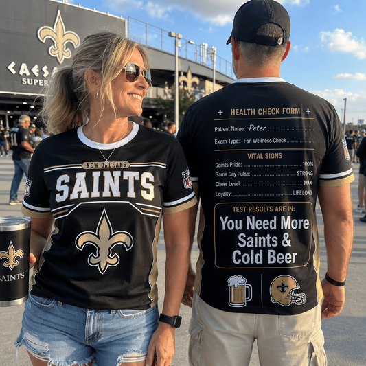 Premium NFL x NO Funny Personalized Health Check Form 3D Shirt Football Enthusiasts 040726