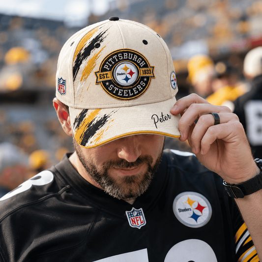Premium NFL x PIT Custom Name Cap For Football Fans Loving Sporty Style 030726