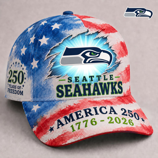 Premium NFL x SEA EXCLUSIVE 250 Years Anniversary Of Freedom Cap 270626