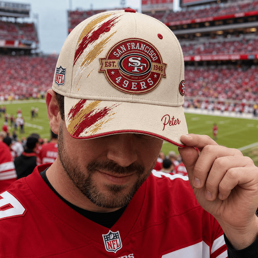 Premium NFL x SF Custom Name Cap For Football Fans Loving Sporty Style 030726