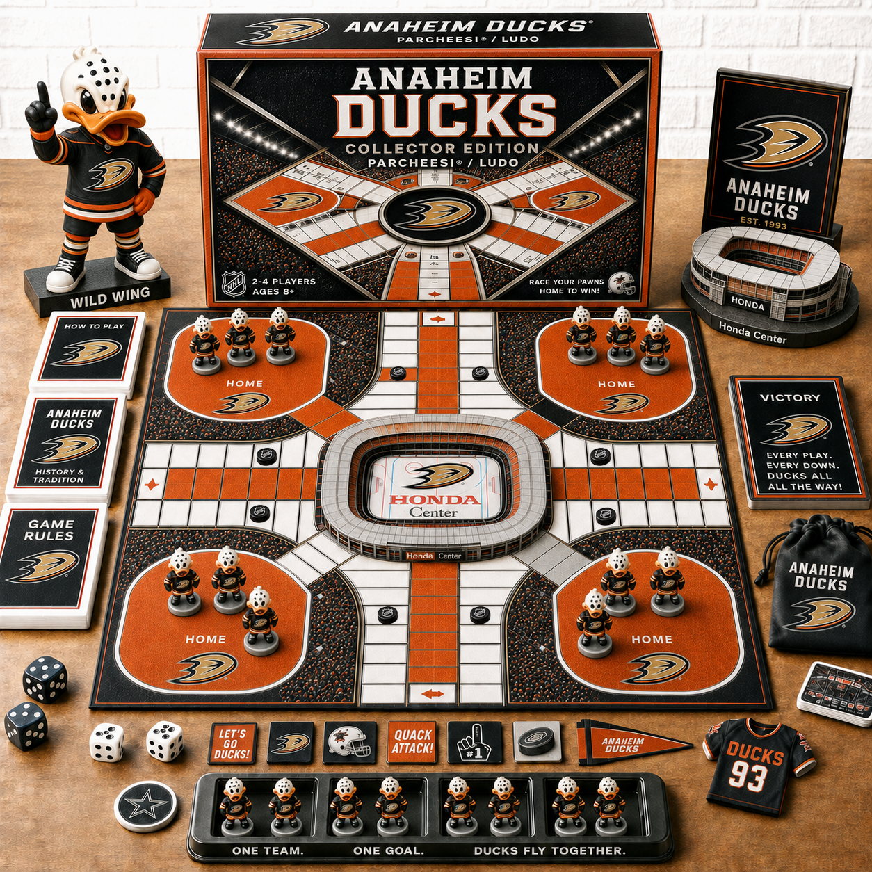 Premium NHL AD Collector’s Edition Parcheesi Board Game