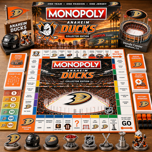 Premium NHL AD Game Night Monopoly Collector’s Edition Board Game V5