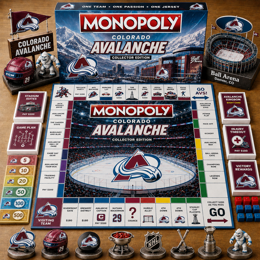 Premium NHL CA Game Night Monopoly Collector’s Edition Board Game V5