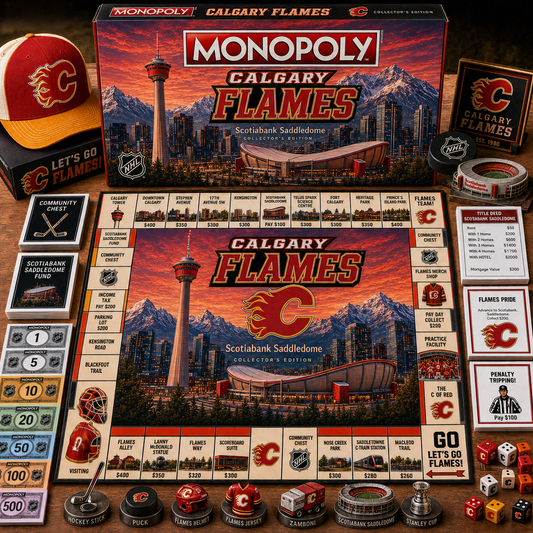 Premium NHL CAL Legacy Monopoly Collector’s Edition Board Game V2 NMD 150826 TTV
