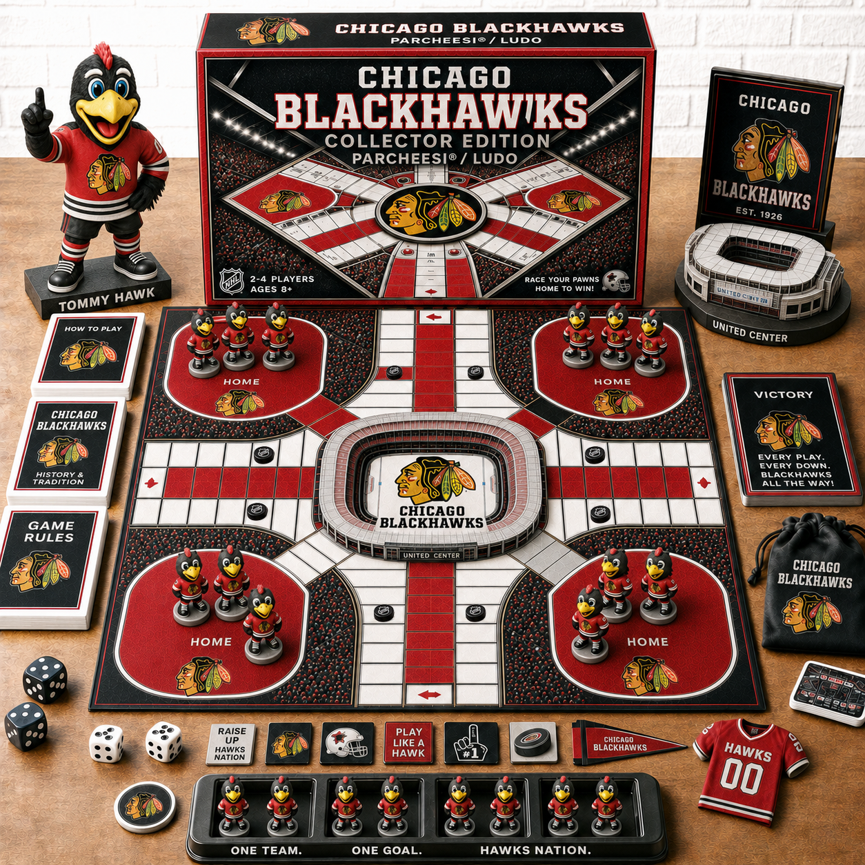 Premium NHL CB Collector’s Edition Parcheesi Board Game