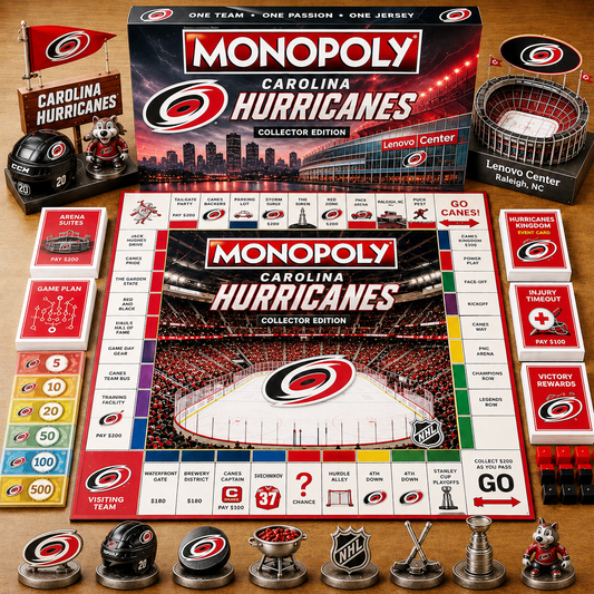 Premium NHL CH Game Night Monopoly Collector’s Edition Board Game V5