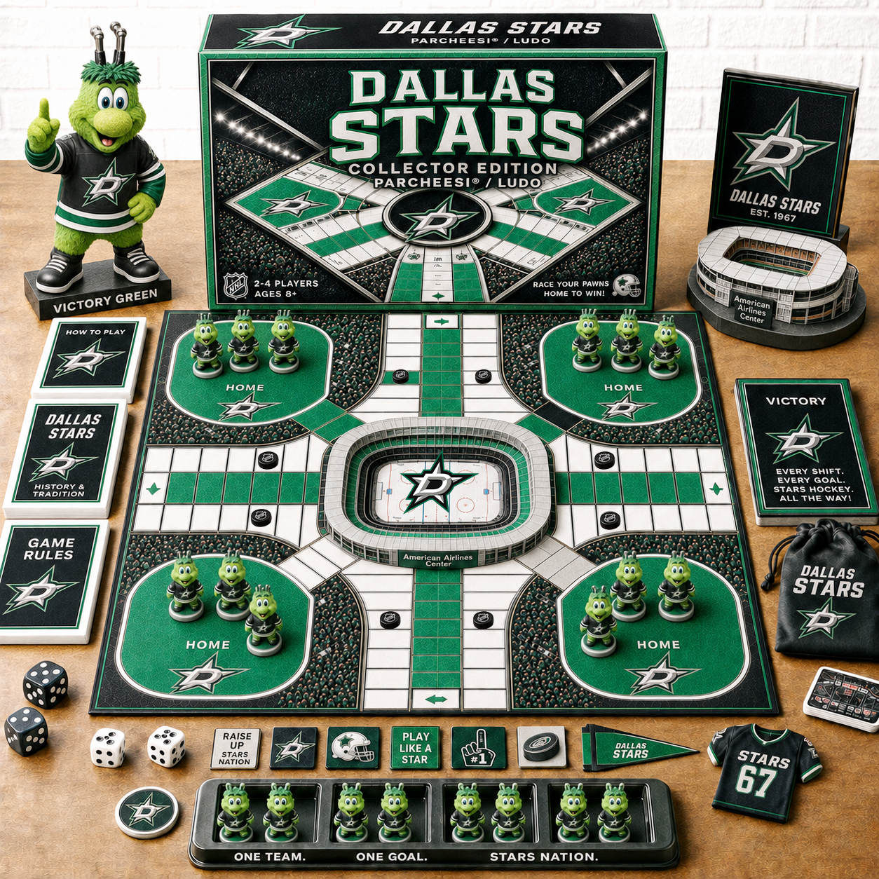 Premium NHL DS Collector’s Edition Parcheesi Board Game