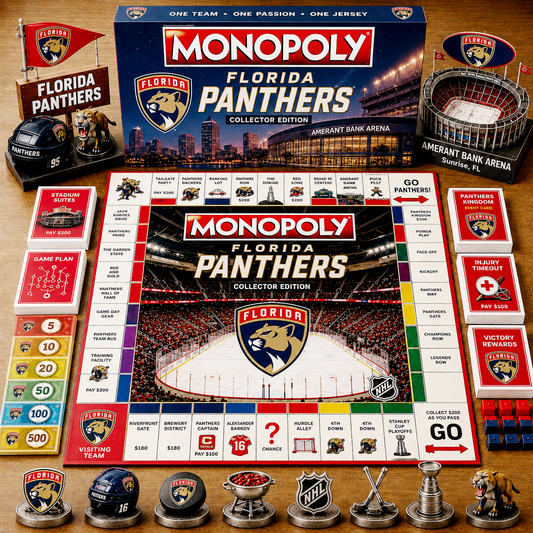 Premium NHL FP Game Night Monopoly Collector’s Edition Board Game V5