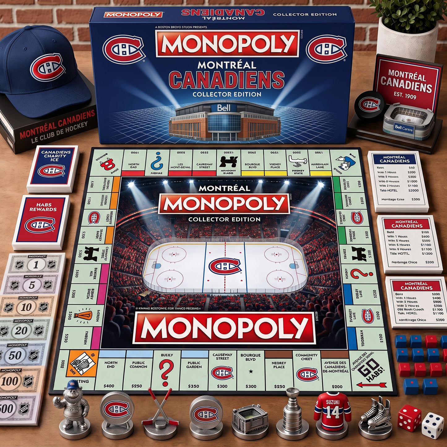 Premium NHL MC Monopoly Collector’s Edition Board Game