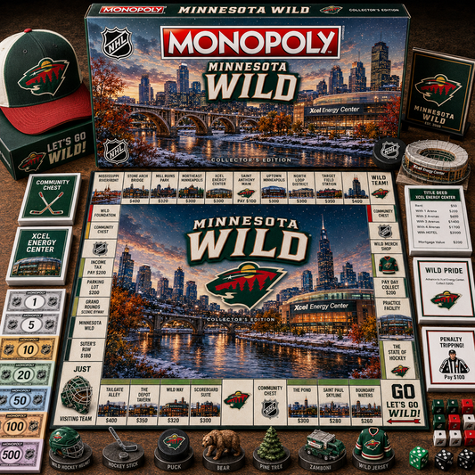 Premium NHL MIN Legacy Monopoly Collector’s Edition Board Game V2 NMD 150826 TTV