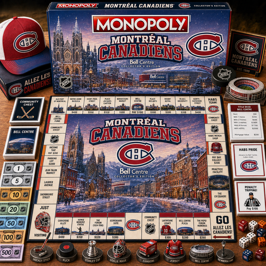 Premium NHL MTL Legacy Monopoly Collector’s Edition Board Game V2 NMD 150826 TTV