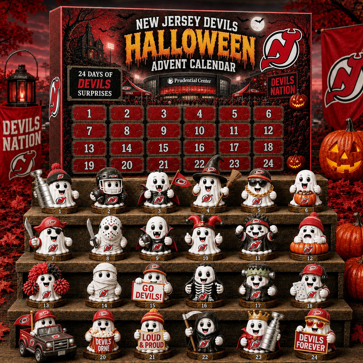 Premium NHL NJD Halloween Advent Calendar 2026