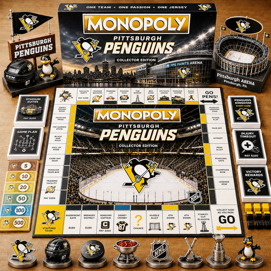 Premium NHL PP Game Night Monopoly Collector’s Edition Board Game V5