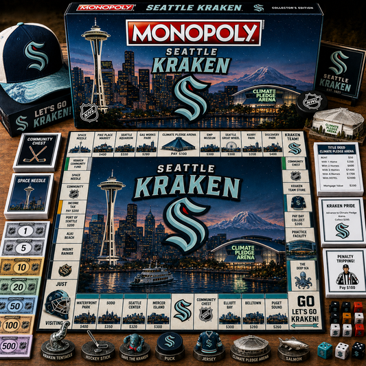 Premium NHL SEA Legacy Monopoly Collector’s Edition Board Game V2 NMD 150826 TTV