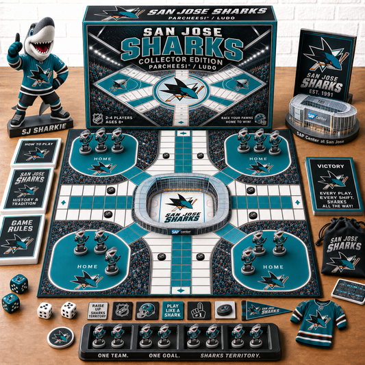Premium NHL SJS Collector’s Edition Parcheesi Board Game