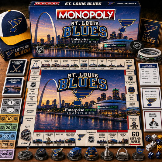 Premium NHL STL Legacy Monopoly Collector’s Edition Board Game V2 NMD 150826 TTV