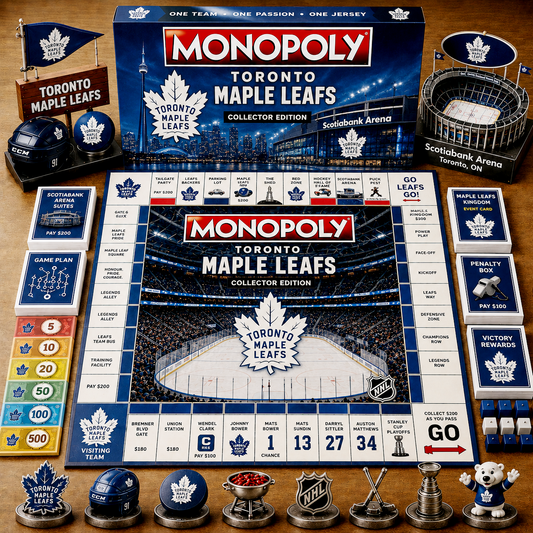 Premium NHL TML Game Night Monopoly Collector’s Edition Board Game V5