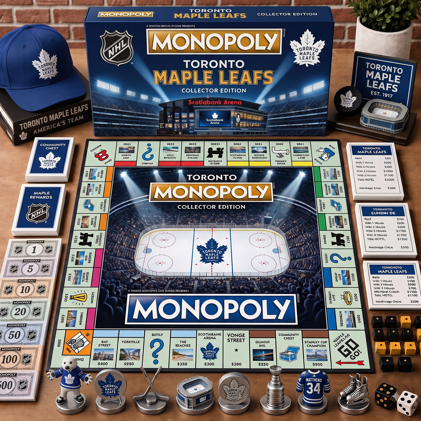 Premium NHL TML Monopoly Collector’s Edition Board Game